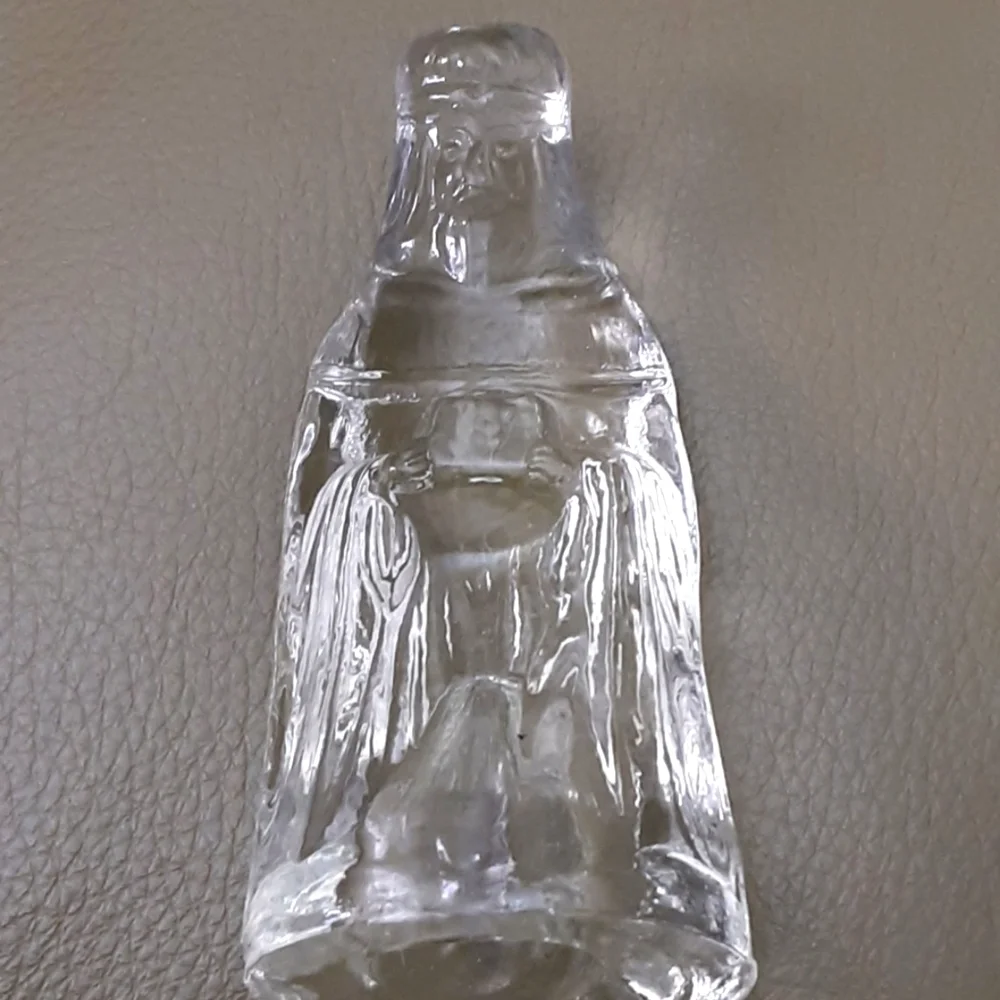 Windsor Collection Clear Glass Nativity Scene 6 Piece - Vtg